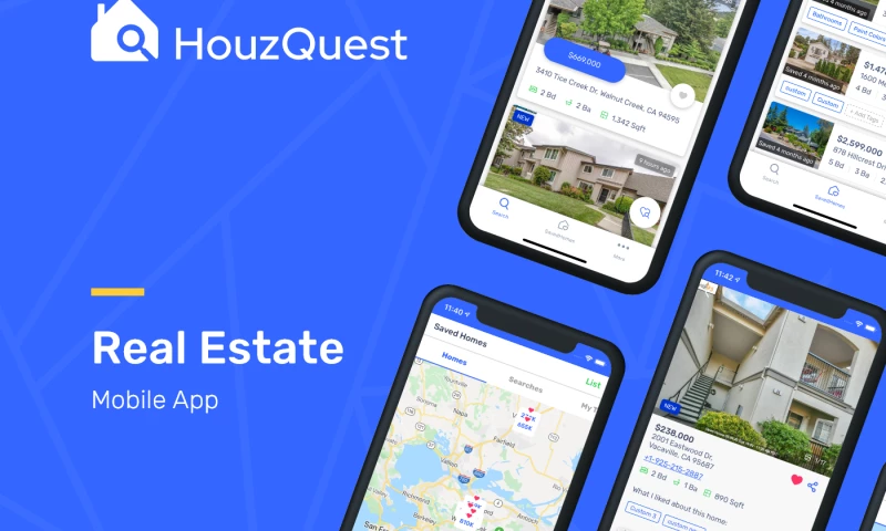Real Estate Mobile App like Zillow & Realtor.com