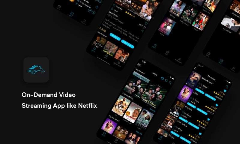 On-Demand Video Streaming App like Netflix