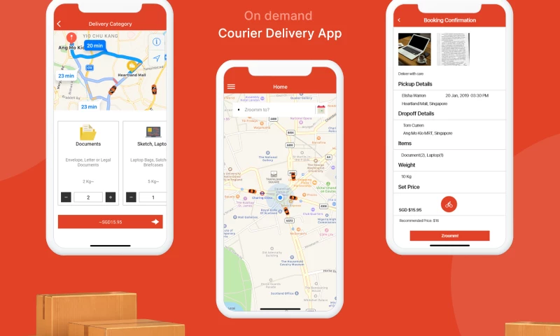 On Demand Courier Delivery App Like Uber