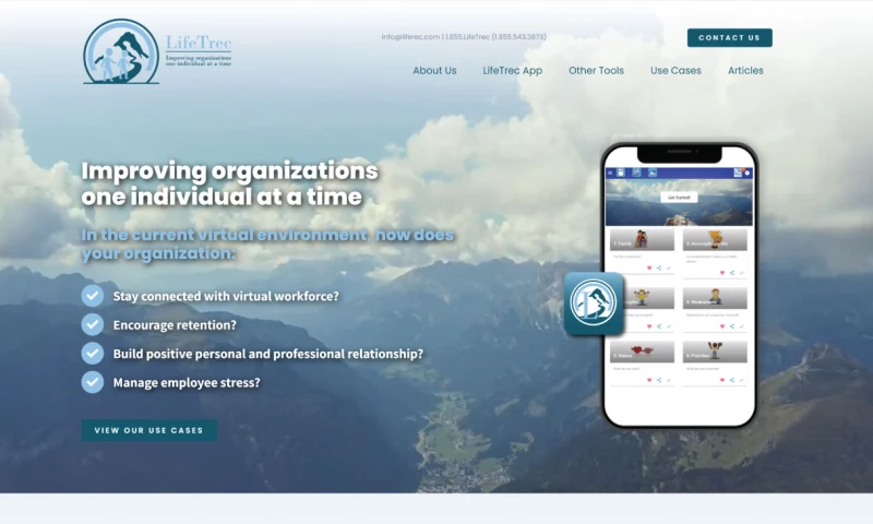 LSI Media - LifeTrec Logo and Web Design