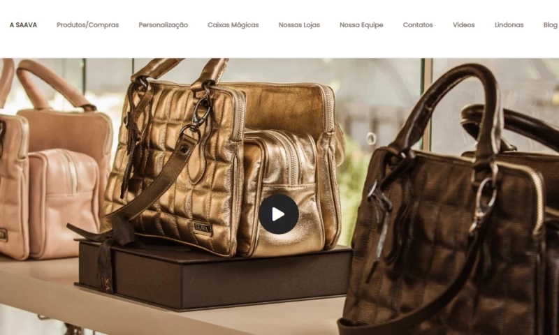 HGX - Criação do site SAAVA BAGS