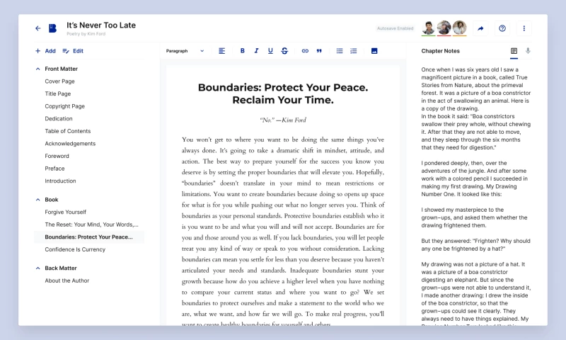 Flexum - Blooksy: Online Collaborative Publishing Platform