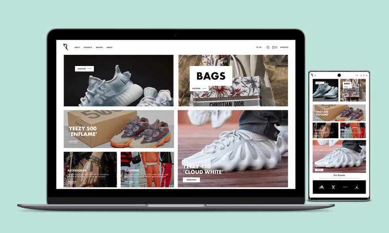 Ecommerce store website design and development