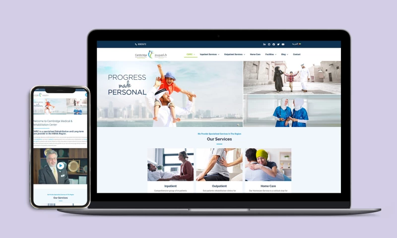 Medical rehabilitation center website development