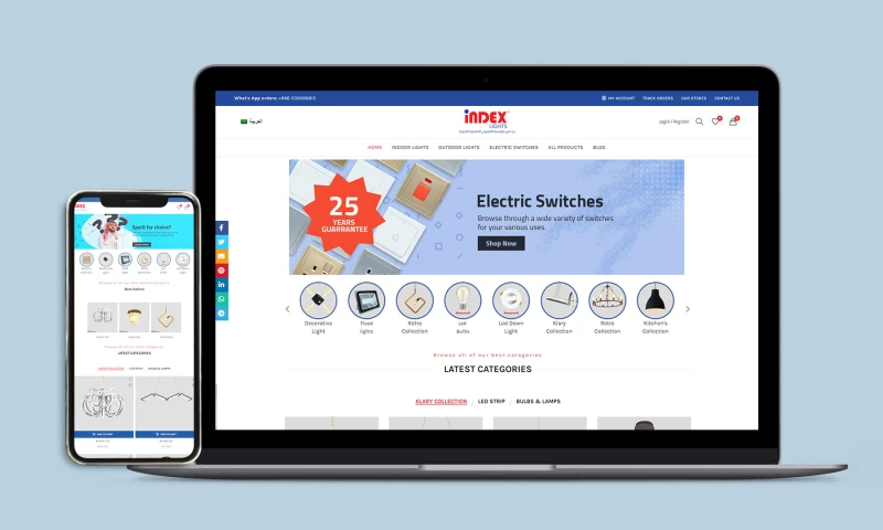 Ecommerce website design and development