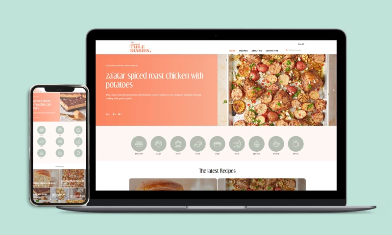 Blog website design and development