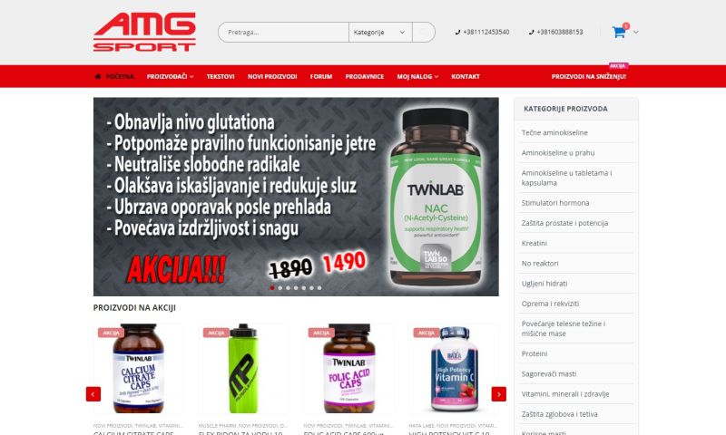 CDS Digital - AMG SPORT NUTRITION