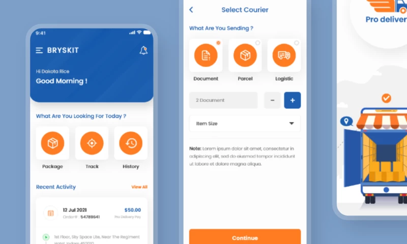 Courier Delivery App Development