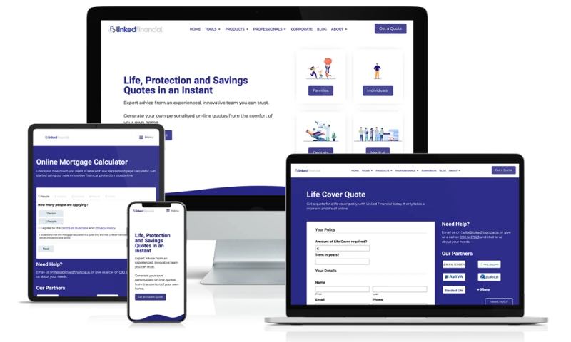 VM Digital - Linked Financial Website