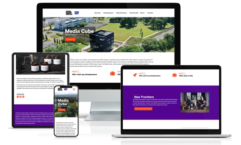 VM Digital - Media Cube Website