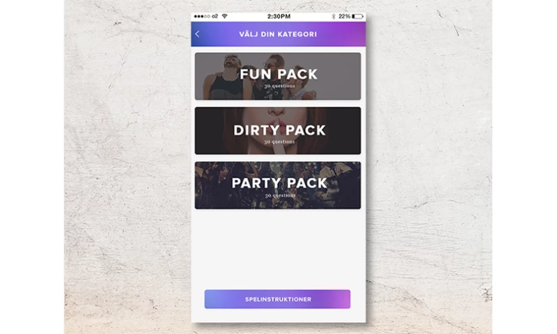 Elysian Techlabs - Jag Har Aldrig Mobile App