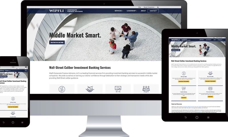 Financial Services Website