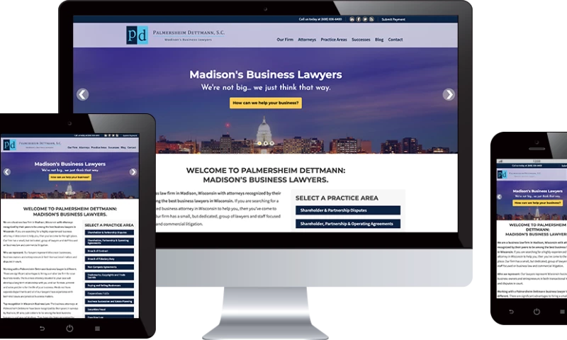 Business Law Firm Website