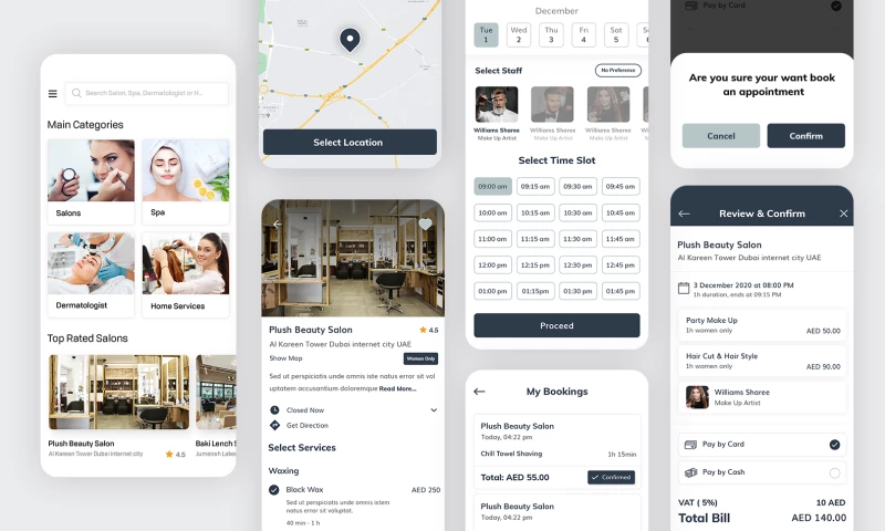 DeviceBee Technologies - On-Demand Salon Booking App