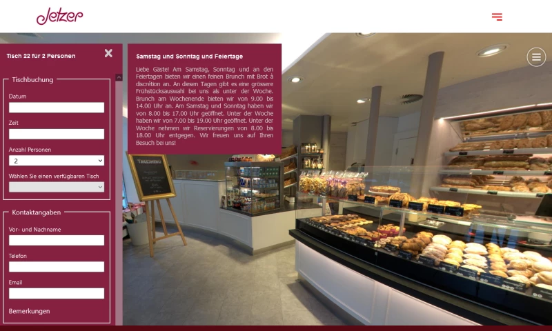 Woo Digital 360 - Bäckerei Jetzer in Basel