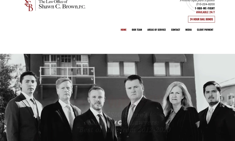 Swanson Marketing - Shawn Brown Law Website