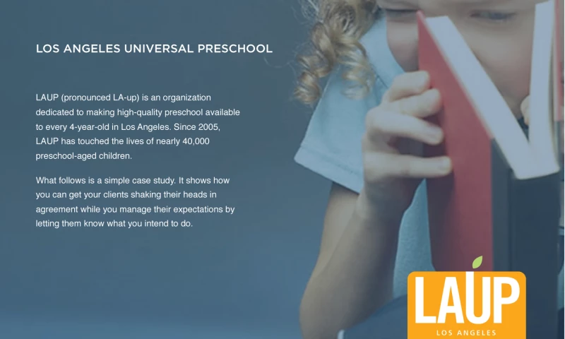 Special Modern Design - LAUP Los Angeles Universal Preschool