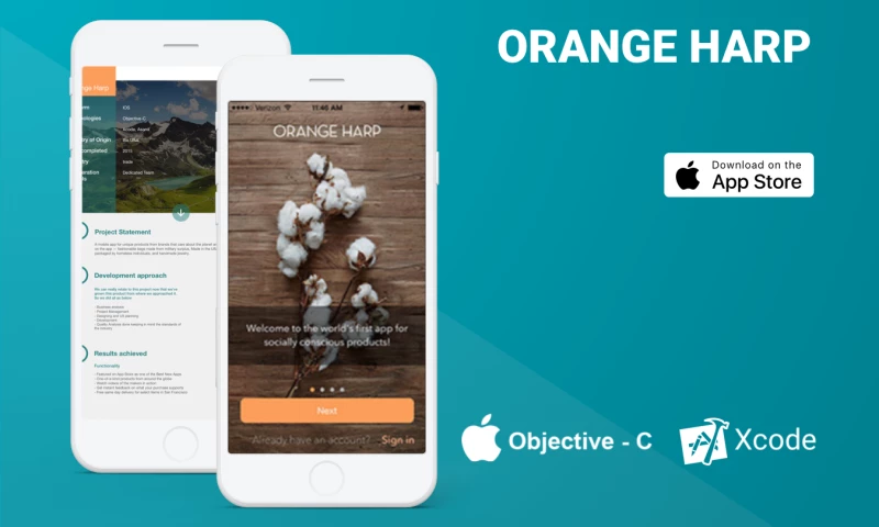 Kindgeek - Orange Harp