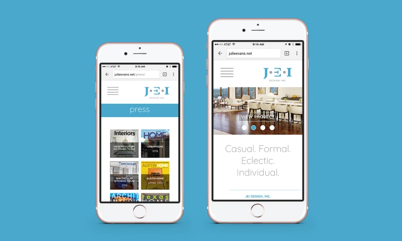 Branding & website for award winning interior design firm
