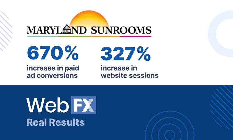 WebFX - Maryland Sunrooms