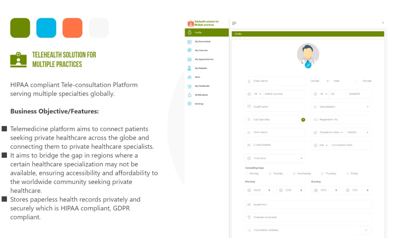 Telehealth Platform for Global Health Communities