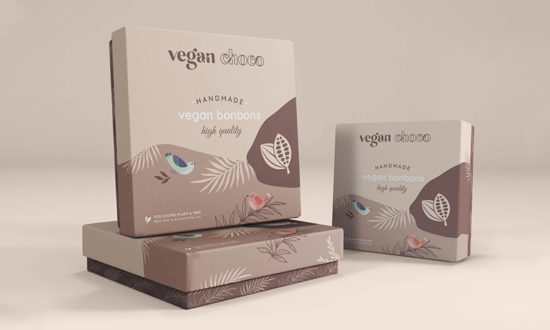 Vegan Choco - Food Packaging Design