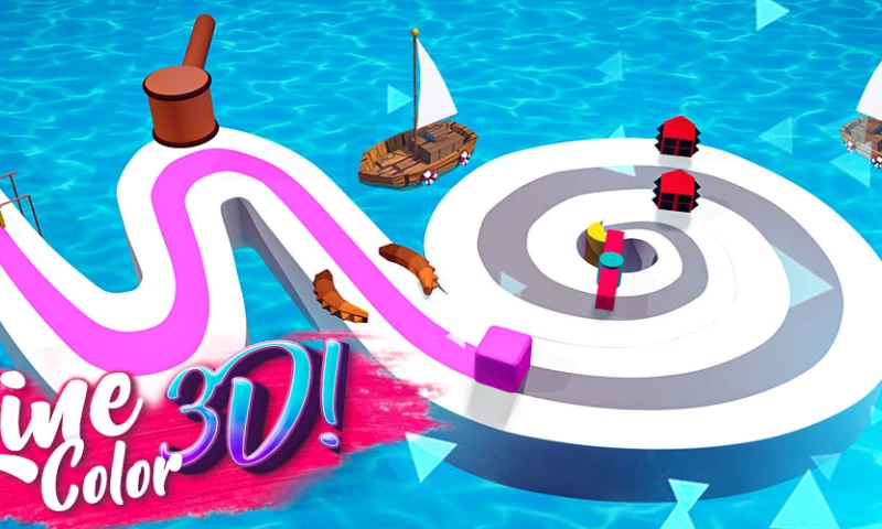 Line Color 3D: Color Adventure Game