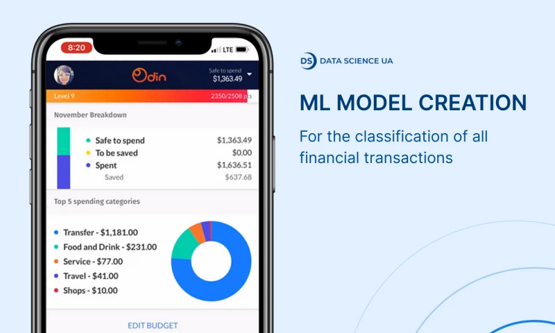 Data Science UA - ML Model creation for banking application