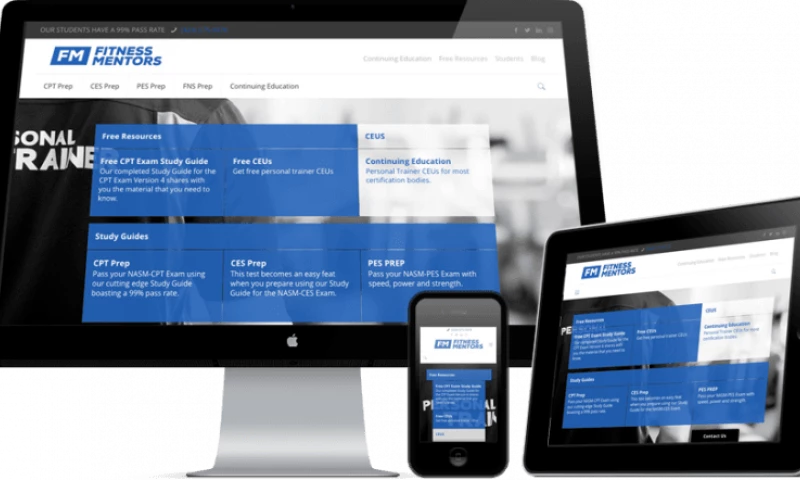 Fitness Mentors SaaS Website