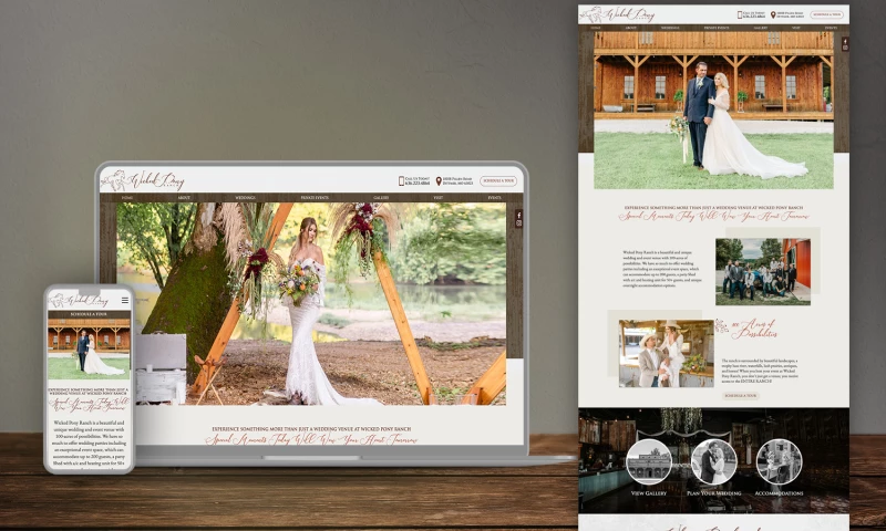 GROW Marketing Agency - Wedding Venue Website Redesign