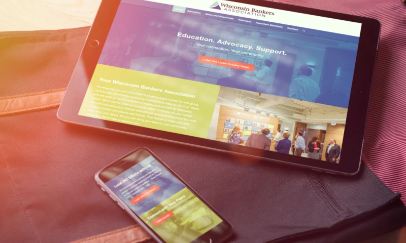 Wisconsin Bankers Association Custom WordPress Website