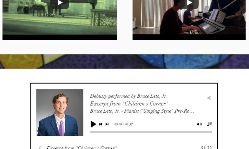 Bruce Leto - Grammy Balloted Pianist