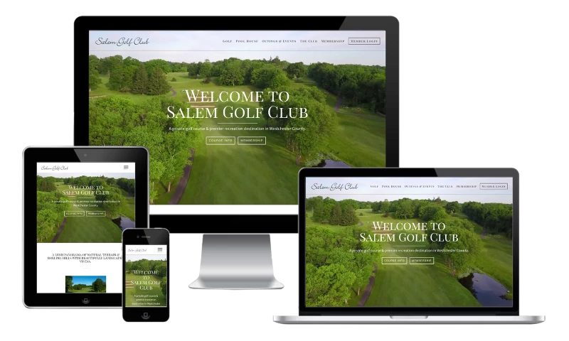 Golf Club Website and Member Portal