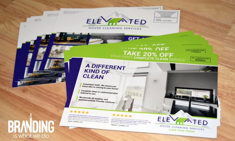 EDDM Postcard Mailer | Denver Cleaning Company Branding