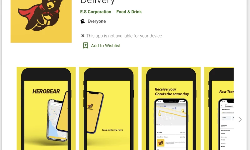 Digixvalley LLC - HeroBear - Food and Grocery Delivery
