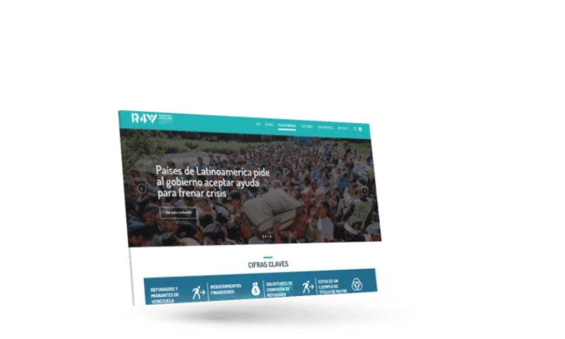 Redesign of the R4V website and implementation of graphics widgets