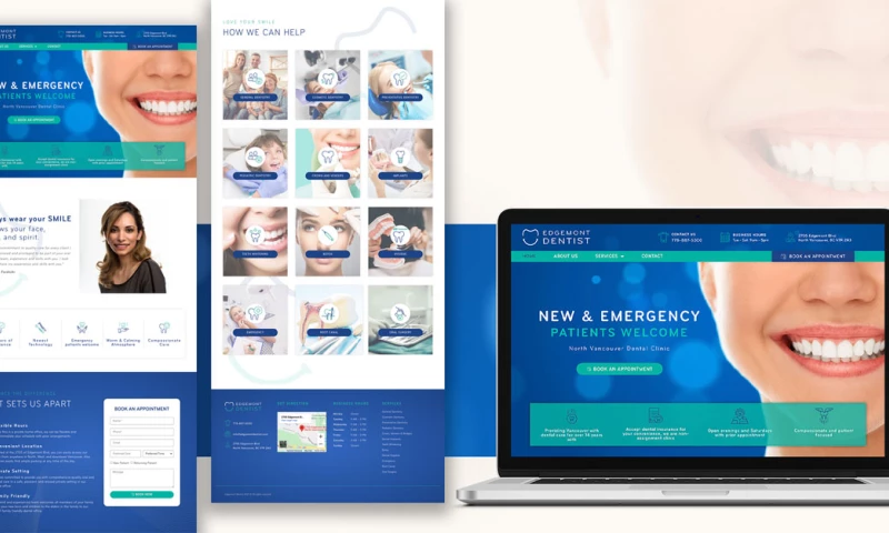 Idea Marketing Agency | Custom Web Design & Web Development - Edgemont Dentist: Web Design