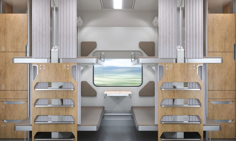 National Center of Design and Innovations 2050.LAB - New interior concept for railway passenger cars