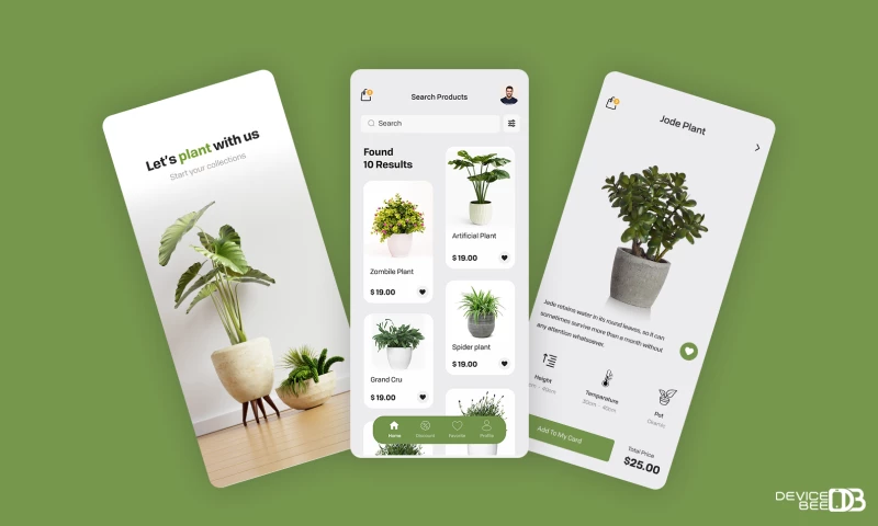 DeviceBee Technologies - On Demand Plants Delivery App