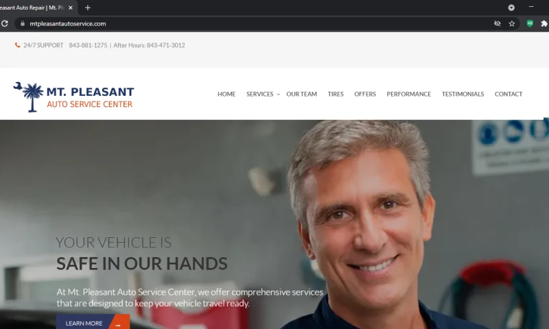 H. F. Partlow Web Development - Mt. Pleasant Auto