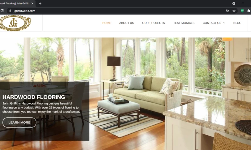 H. F. Partlow Web Development - JG Hardwood Floors