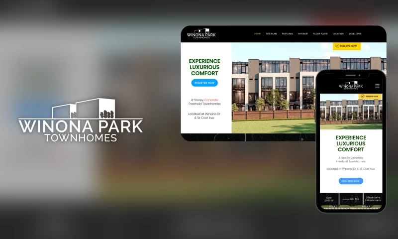 Winona Park Townhomes Marketing Campaign
