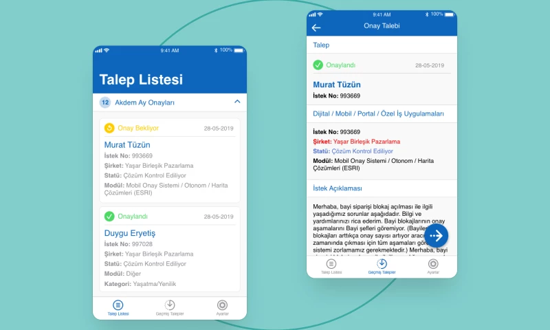 DIGIEGGS - Mobil Onay: Approval Management