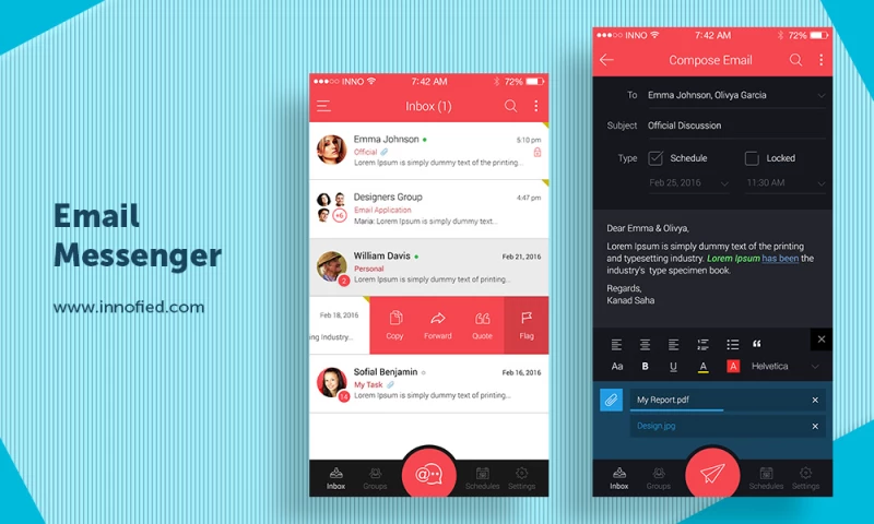 Innofied Solution - Instant Email Messenger