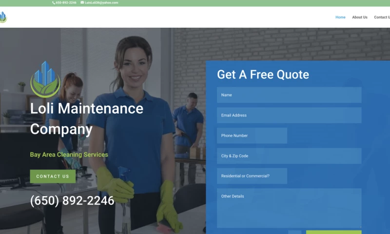 Website Creation - Janitorial Company