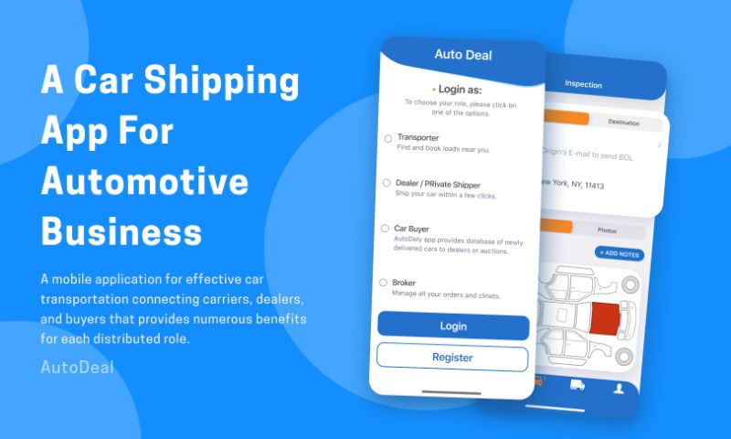 TopDevs - AutoDeal - Application For Car Transportation