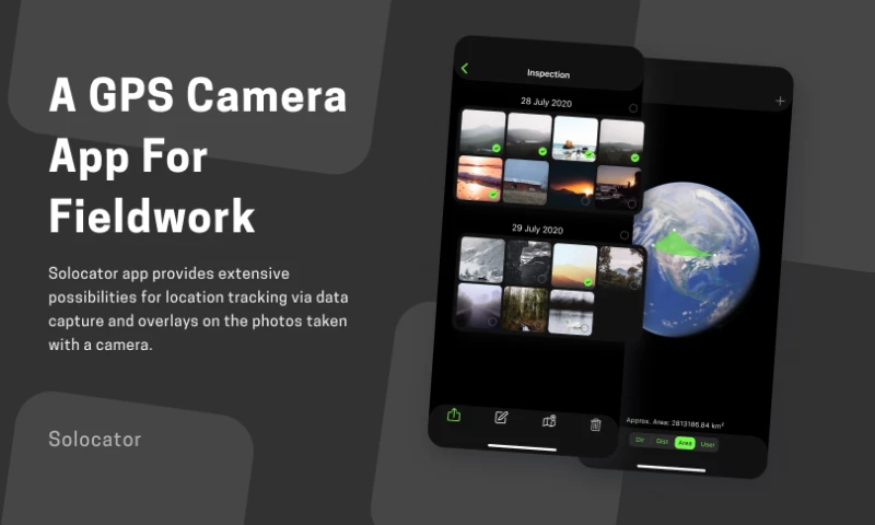 Solocator - GPS Camera App For Fieldwork