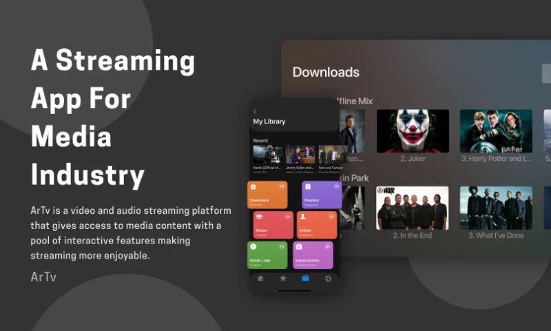 TopDevs - ArTv - Video streaming application