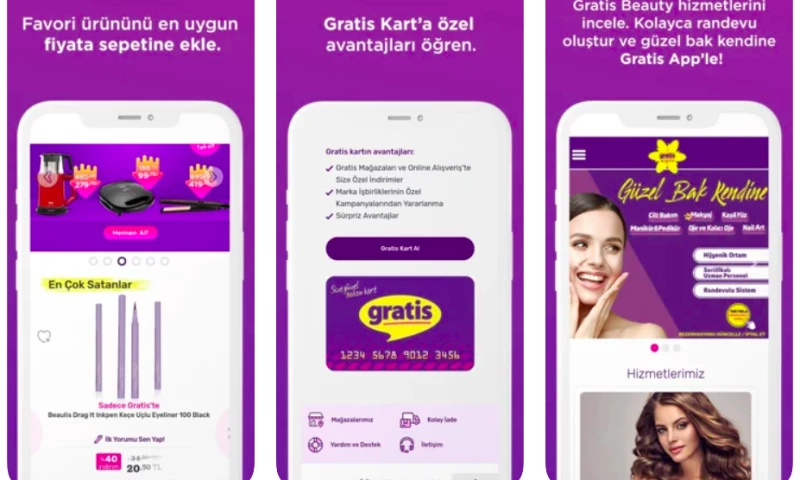 Gratis e-commerce iOS & Android mobile applications