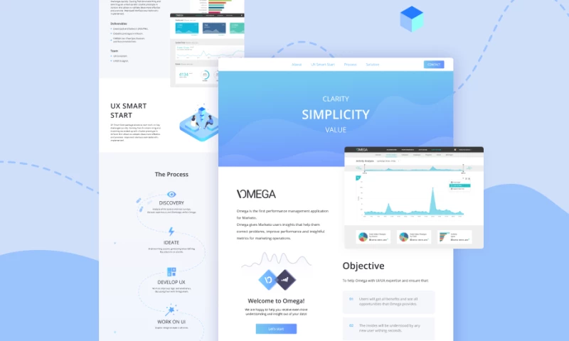 DeepInspire - UX/UI for OMEGA